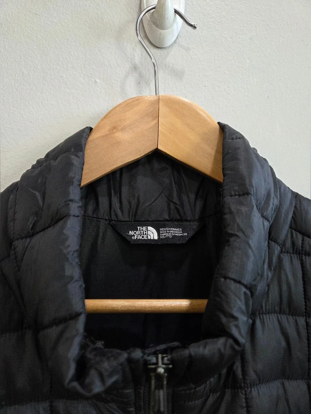 The North Face Men's ThermoBall Eco Full Zip Puffer Jacket Black Size XXL